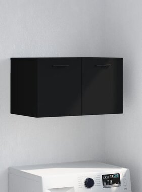 VidaXL Wandkast 60x36,5x35 cm bewerkt hout zwart