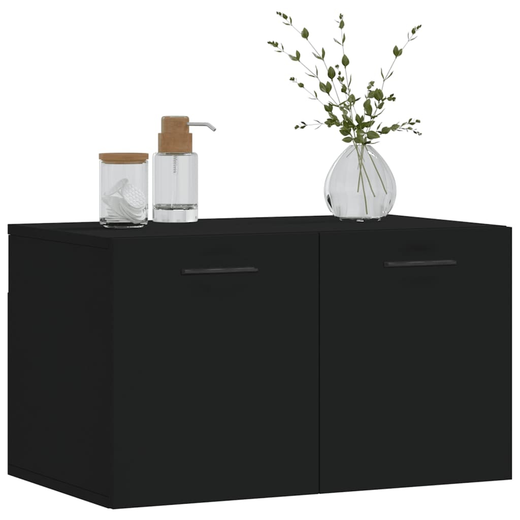 VidaXL Wandkast 60x36,5x35 cm bewerkt hout zwart