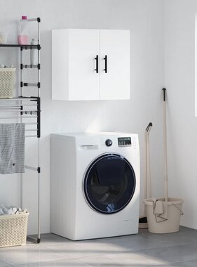 VidaXL Wandkast 60x31x60 cm bewerkt hout wit