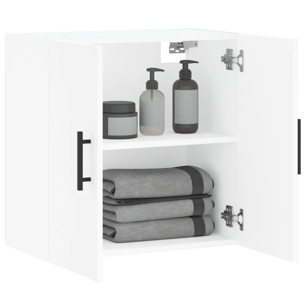 VidaXL Wandkast 60x31x60 cm bewerkt hout wit