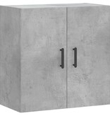vidaXL Wandkast 60x31x60 cm bewerkt hout betongrijs