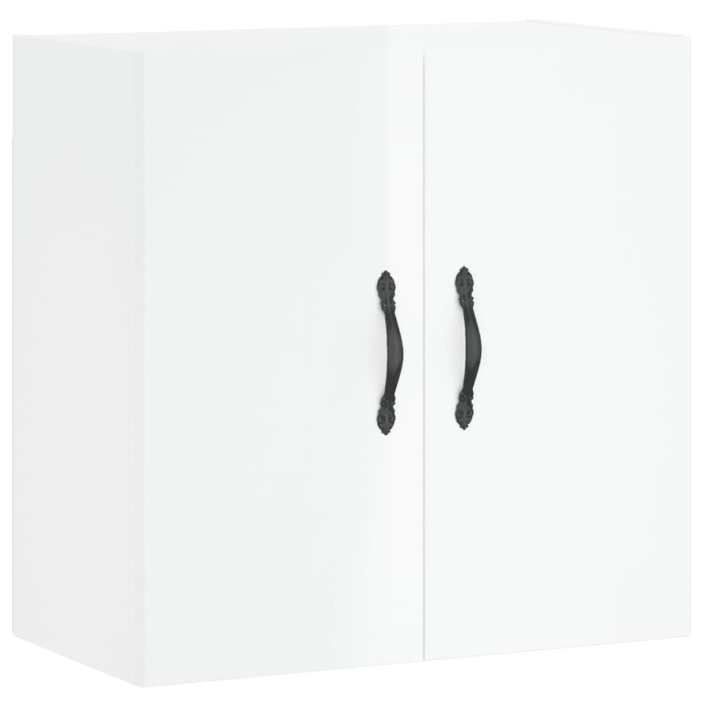 VidaXL Wandkast 60x31x60 cm bewerkt hout hoogglans wit