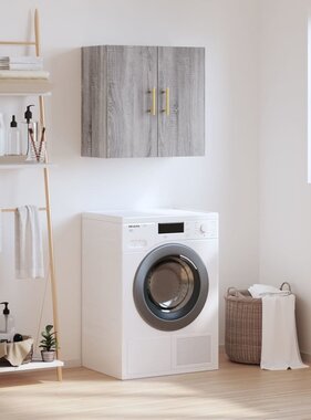 VidaXL Wandkast 60x31x60 cm bewerkt hout grijs sonoma eikenkleurig