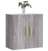 vidaXL Wandkast 60x31x60 cm bewerkt hout grijs sonoma eikenkleurig