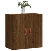 vidaXL Wandkast 60x31x60 cm bewerkt hout bruineikenkleurig