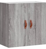 vidaXL Wandkast 60x31x60 cm bewerkt hout grijs sonoma eikenkleurig