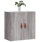 vidaXL Wandkast 60x31x60 cm bewerkt hout grijs sonoma eikenkleurig