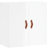 VidaXL Wandkast 60x31x60 cm bewerkt hout hoogglans wit