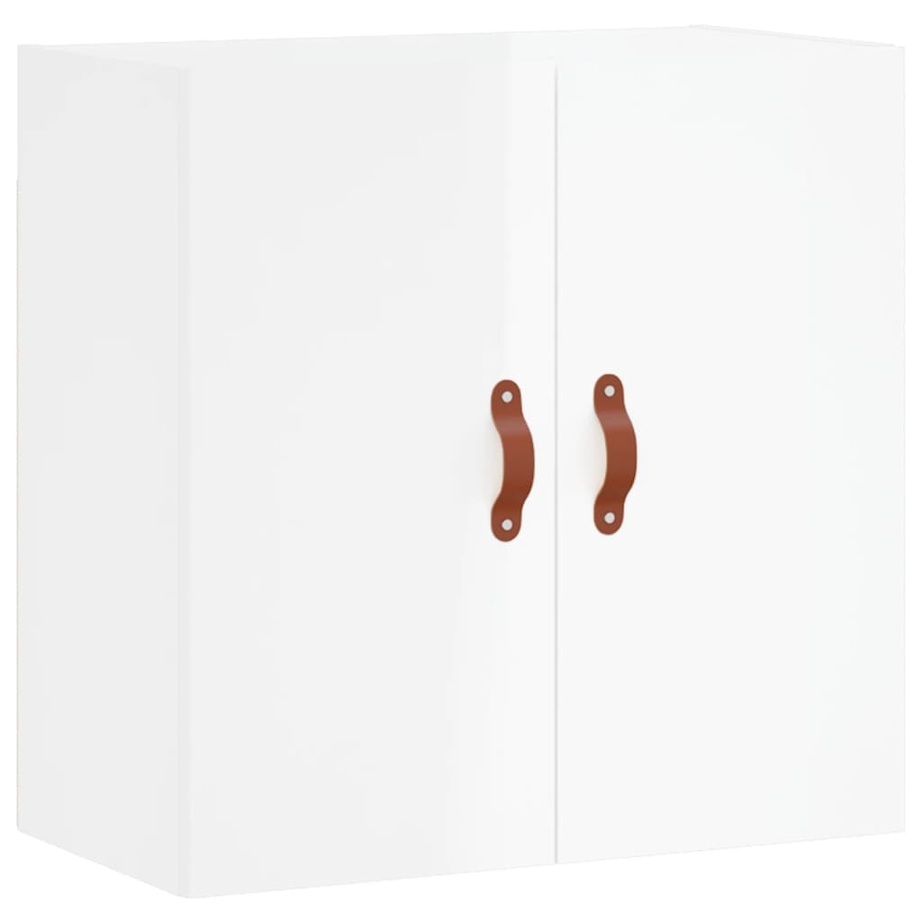 VidaXL Wandkast 60x31x60 cm bewerkt hout hoogglans wit