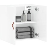 VidaXL Wandkast 60x31x60 cm bewerkt hout hoogglans wit