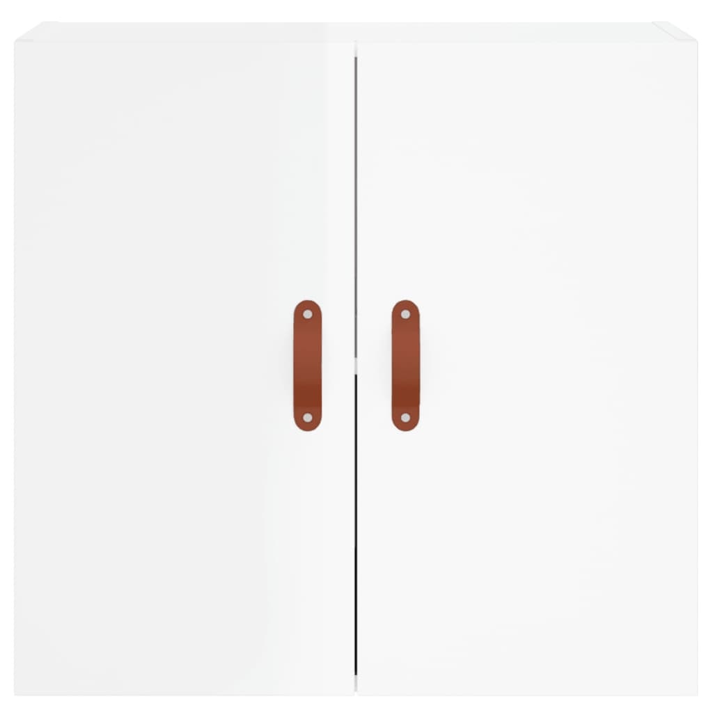VidaXL Wandkast 60x31x60 cm bewerkt hout hoogglans wit
