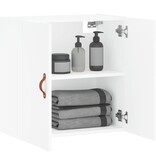 VidaXL Wandkast 60x31x60 cm bewerkt hout wit