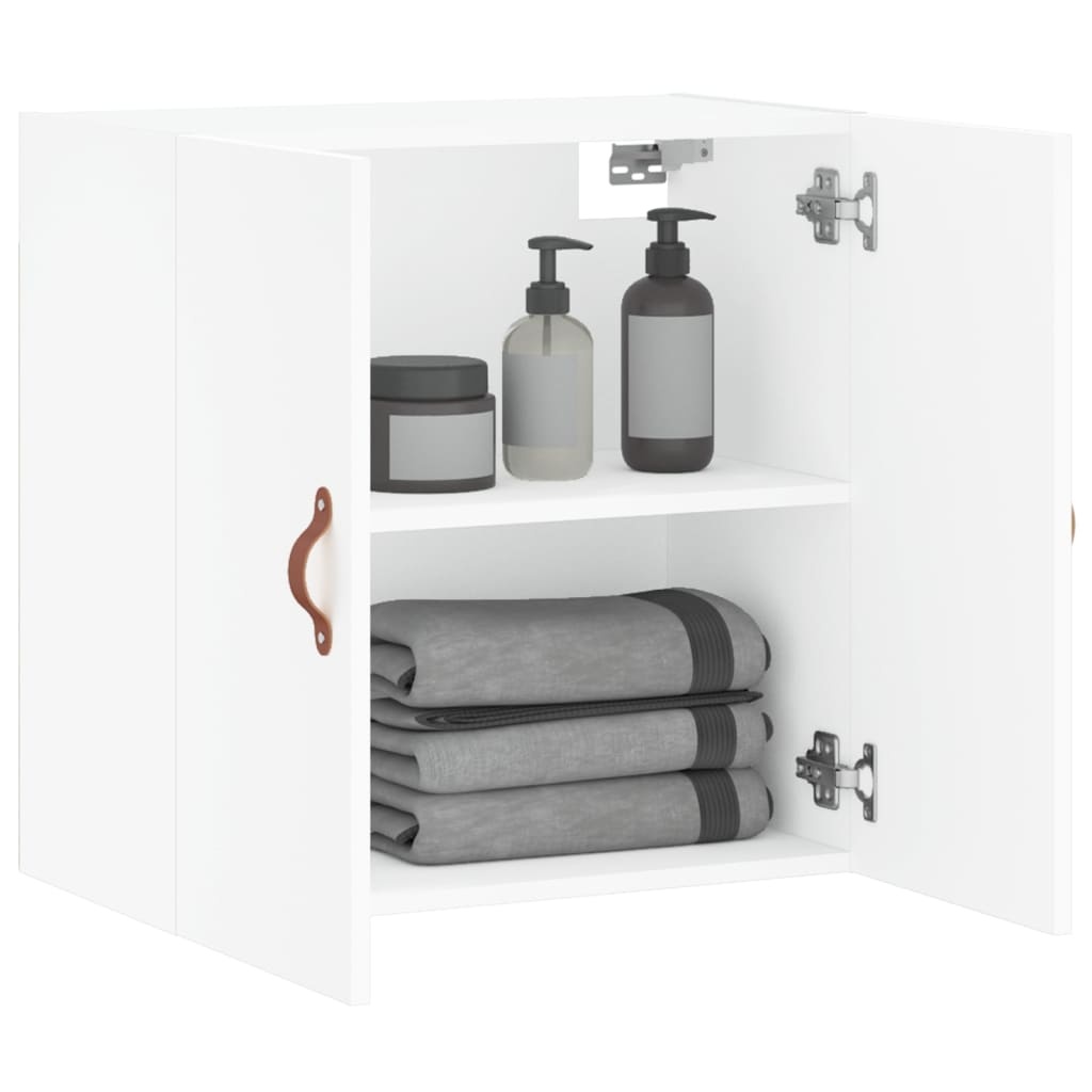 VidaXL Wandkast 60x31x60 cm bewerkt hout wit