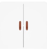 VidaXL Wandkast 60x31x60 cm bewerkt hout wit