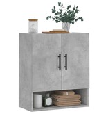 VidaXL Wandkast 60x31x70 cm bewerkt hout betongrijs