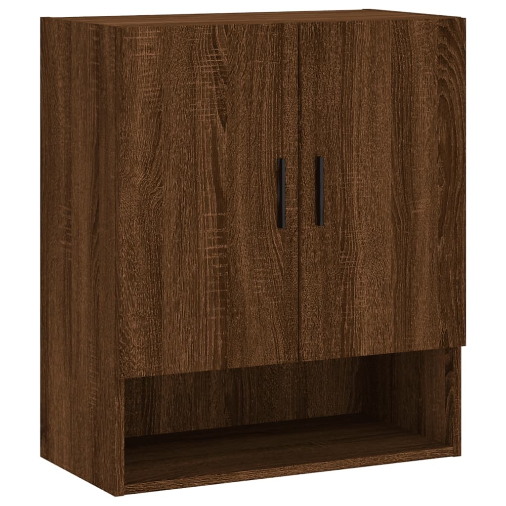 VidaXL Wandkast 60x31x70 cm bewerkt hout bruineikenkleurig