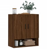 VidaXL Wandkast 60x31x70 cm bewerkt hout bruineikenkleurig