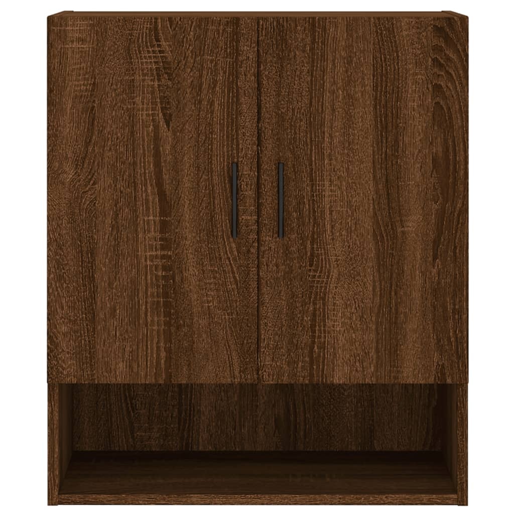 VidaXL Wandkast 60x31x70 cm bewerkt hout bruineikenkleurig