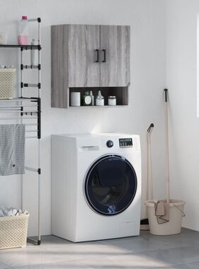 VidaXL Wandkast 60x31x70 cm bewerkt hout grijs sonoma eikenkleurig