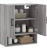 VidaXL Wandkast 60x31x70 cm bewerkt hout grijs sonoma eikenkleurig