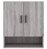 VidaXL Wandkast 60x31x70 cm bewerkt hout grijs sonoma eikenkleurig