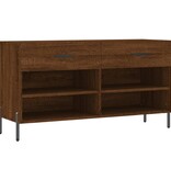 VidaXL Schoenenbank 102x35x55 cm bewerkt hout sonoma eikenkleurig