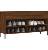 VidaXL Schoenenbank 102x35x55 cm bewerkt hout sonoma eikenkleurig