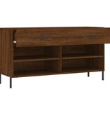 VidaXL Schoenenbank 102x35x55 cm bewerkt hout sonoma eikenkleurig