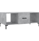 VidaXL Salontafel 102x50x40 cm bewerkt hout betongrijs