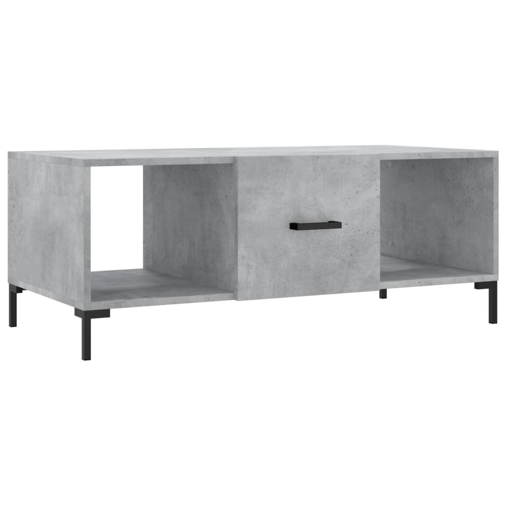 VidaXL Salontafel 102x50x40 cm bewerkt hout betongrijs