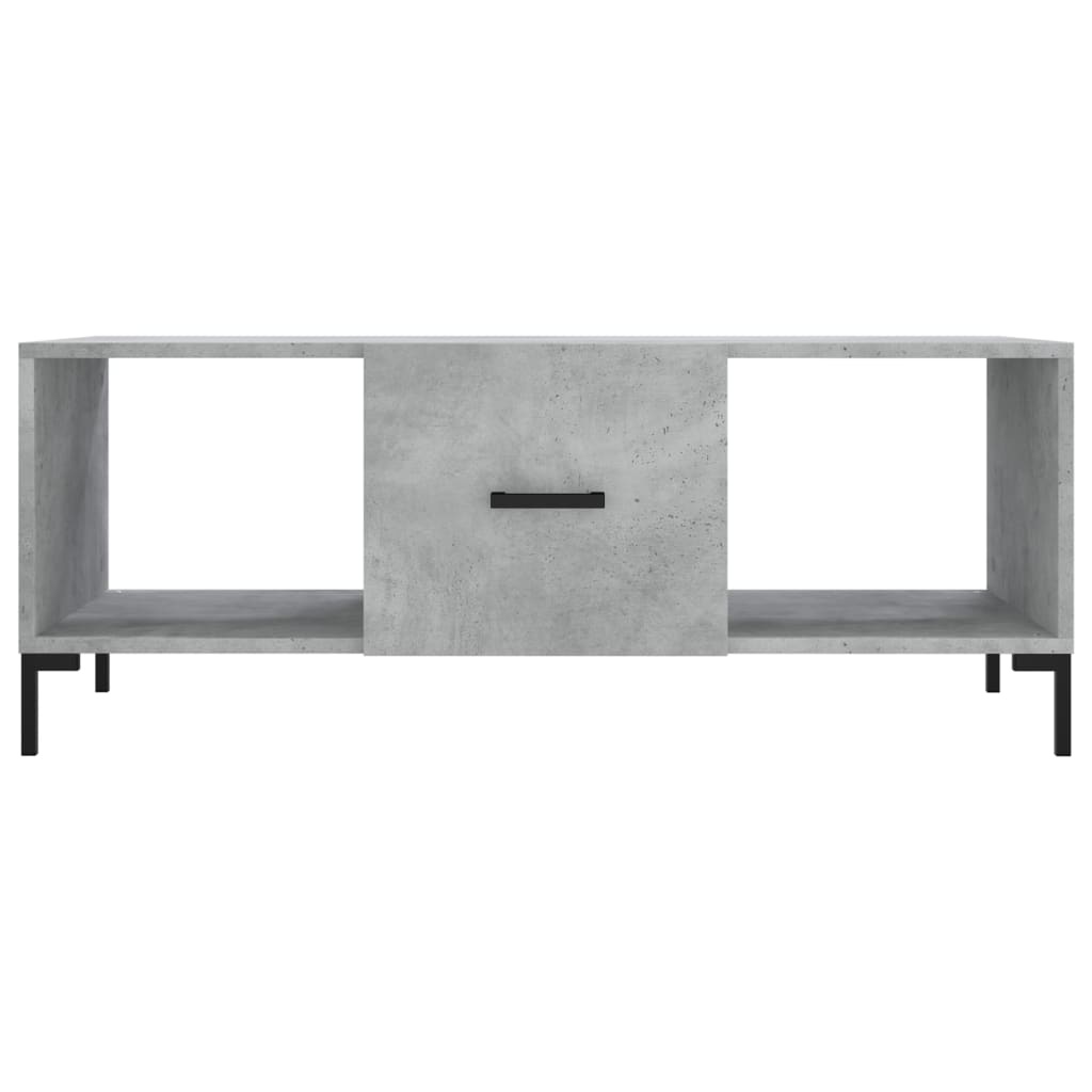 VidaXL Salontafel 102x50x40 cm bewerkt hout betongrijs