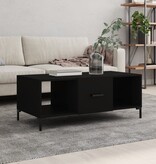 VidaXL Salontafel 102x50x40 cm bewerkt hout zwart