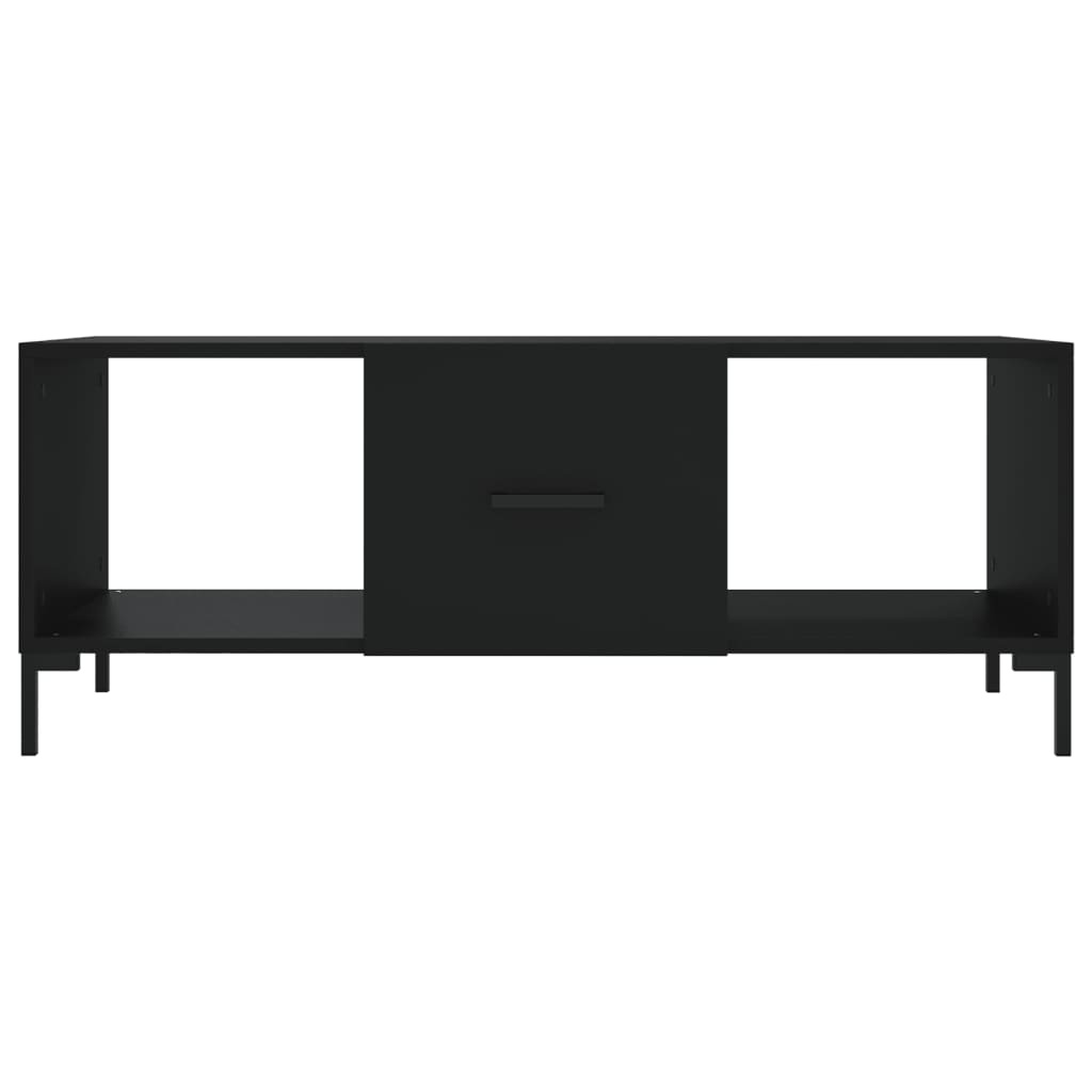 VidaXL Salontafel 102x50x40 cm bewerkt hout zwart