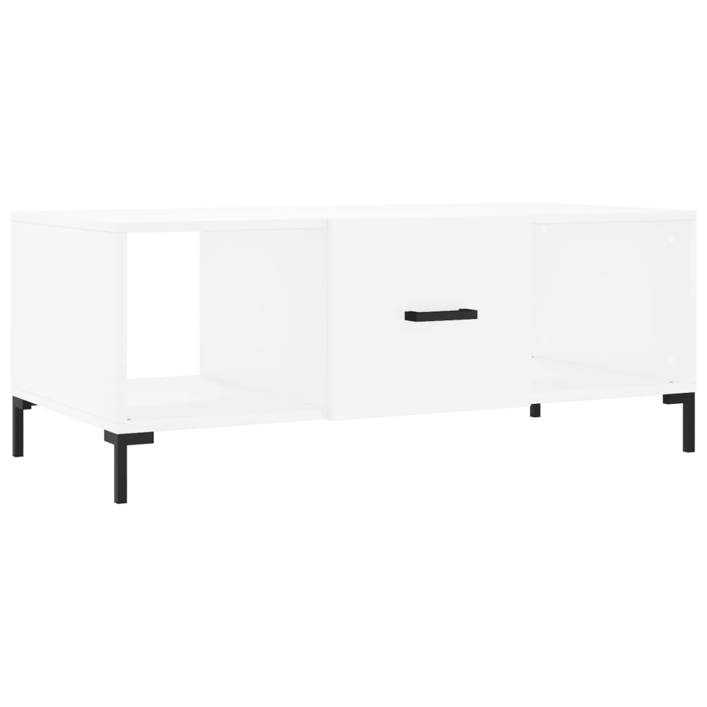 VidaXL Salontafel 102x50x40 cm bewerkt hout wit