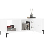 VidaXL Salontafel 102x50x40 cm bewerkt hout wit