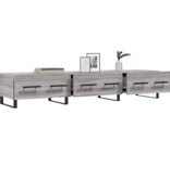 VidaXL Tv-meubel 150x36x30 cm bewerkt hout grijs sonoma eikenkleurig