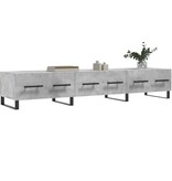 VidaXL Tv-meubel 150x36x30 cm bewerkt hout betongrijs