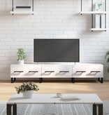 VidaXL Tv-meubel 150x36x30 cm bewerkt hout hoogglans wit