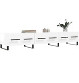 VidaXL Tv-meubel 150x36x30 cm bewerkt hout hoogglans wit