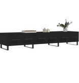 VidaXL Tv-meubel 150x36x30 cm bewerkt hout zwart