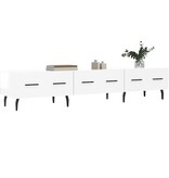 VidaXL Tv-meubel 150x36x30 cm bewerkt hout hoogglans wit