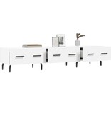 VidaXL Tv-meubel 150x36x30 cm bewerkt hout wit