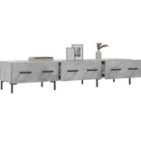 VidaXL Tv-meubel 150x36x30 cm bewerkt hout betongrijs