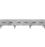 VidaXL Tv-meubel 150x36x30 cm bewerkt hout betongrijs