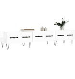 VidaXL Tv-meubel 150x36x30 cm bewerkt hout hoogglans wit