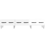 VidaXL Tv-meubel 150x36x30 cm bewerkt hout hoogglans wit