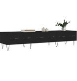 VidaXL Tv-meubel 150x36x30 cm bewerkt hout zwart