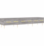 VidaXL Tv-meubel 150x36x30 cm bewerkt hout grijs sonoma eikenkleurig
