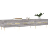 VidaXL Tv-meubel 150x36x30 cm bewerkt hout grijs sonoma eikenkleurig