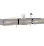 VidaXL Tv-meubel 150x36x30 cm bewerkt hout grijs sonoma eikenkleurig